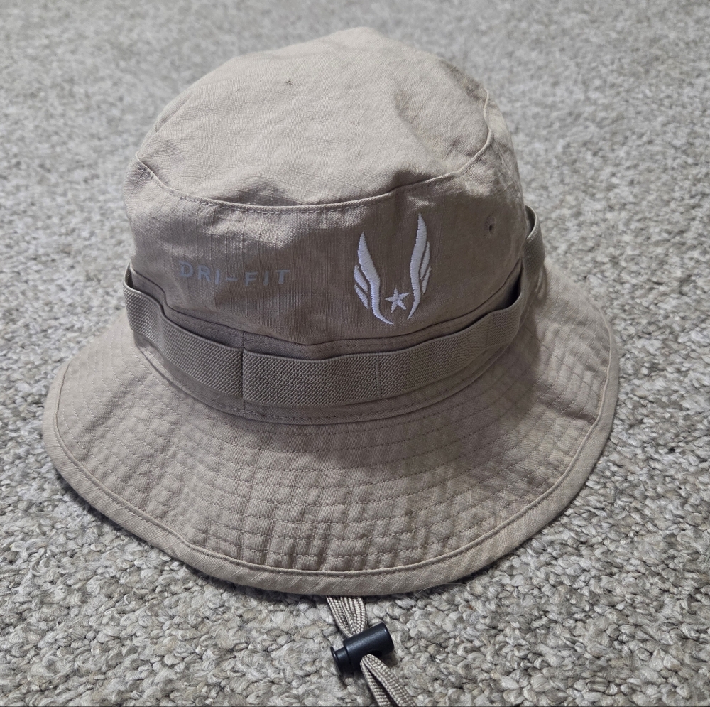 Nike‎ x USATF Sportwear Dri Fit Bucket Hat Olympic Track & Field Boonie Hat S/M